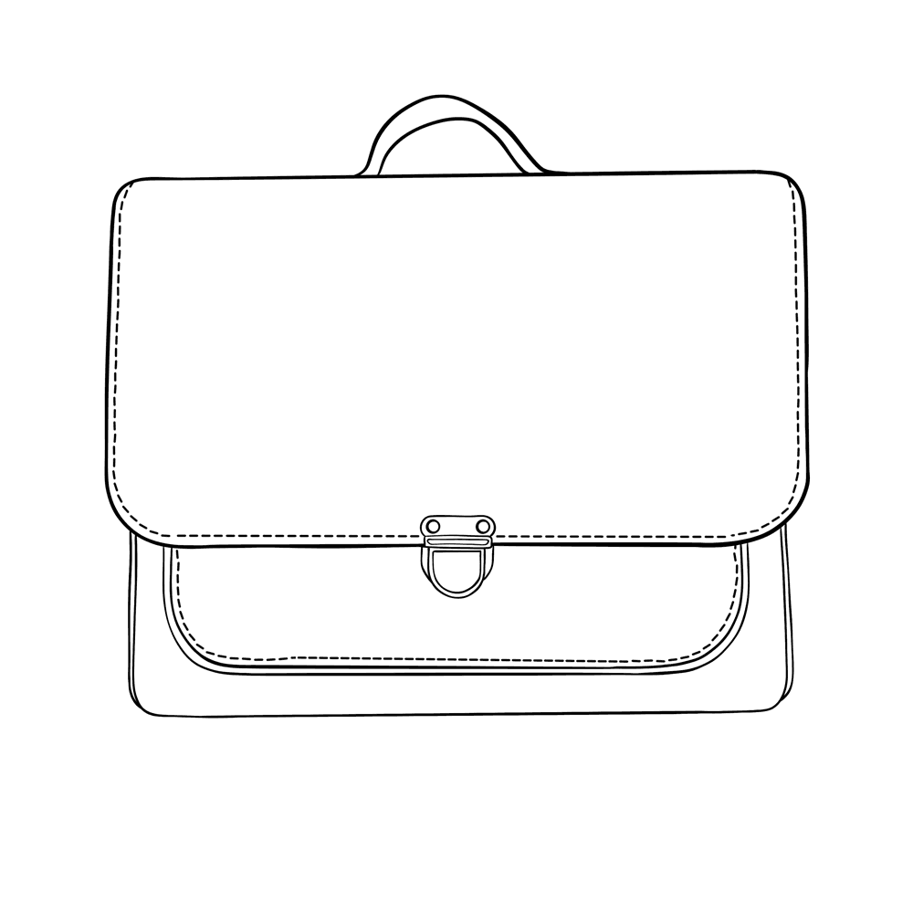 patron couture cartable enfant