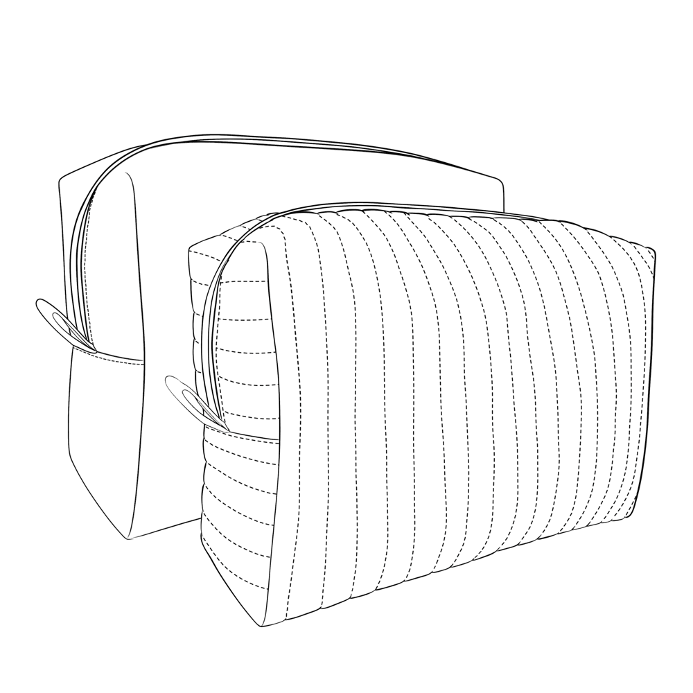 patron couture trousse de toilette
