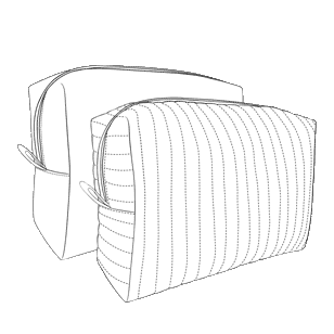 tutoriel couture trousse de toilette